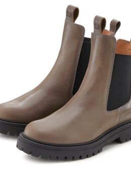 Elbsand Stiefelette Chelseaboots, Schlupfstiefel, Bikerboots aus Leder