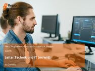 Leiter Technik und IT (m/w/d) - Greven (Nordrhein-Westfalen)