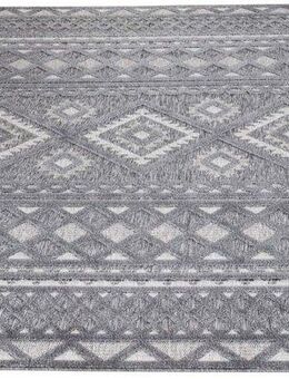 Carpet City Teppich In-& Outdoorteppich Santorini 435, 3D-Effekt, Boho-Look, rechteckig, Höhe: 5 mm, Wetterfest & UV-beständig für Terrasse, Balkon, Küche, Flur