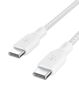 Belkin BOOST CHARGE USB-C/USB-C Kabel, bis 100 W, 3m USB-Kabel, USB Typ C, (300 cm)