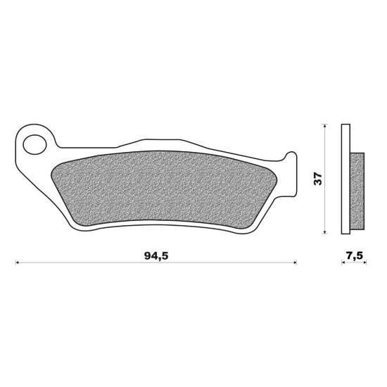 Aprilia Bremsbeläge vorn MX RX RST Pegaso front-brake-pads - Eschershausen