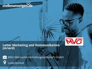 Leiter Marketing und Kommunikation (m/w/d) - Lüdenscheid