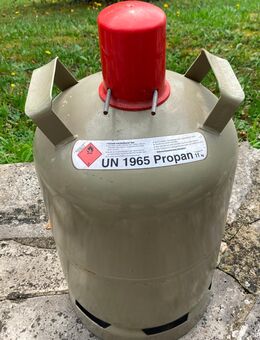 11Kg Gasflasche Propan Camping Grill Grau TÜV Leer - Coburg