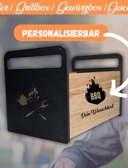 Grillbutler personalisiert - Gewürzständer – Geschenk für Grillmeister - Bonn