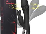 Vibrator: Dildo Rabbit Vibrator Medizinisches Silikon Vibrator Klitoris und G-punkt Vibrator für Frauen 100%Wasserdicht (schwarz) Mars - Stuttgart