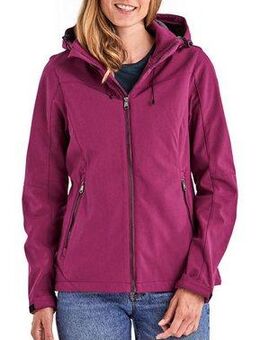 Killtec Softshelljacke Damen Softshelljacke Wasserabweisende, winddichte Softshelljacke mit abnehmbarer Kapuze