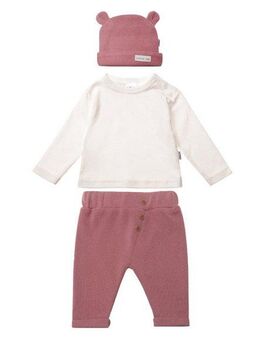 Liliput Erstausstattungspaket 3er-Pack mit Hose, Langarmshirt und Bärchenmütze