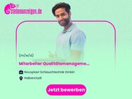 Mitarbeiter (m/w/d) Qualitätsmanagement - Halberstadt