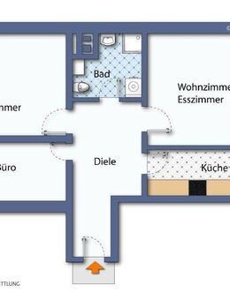 Westbalkon, Innenstadtlage - Schlüchtern
