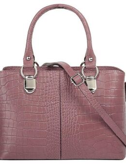 Cluty Umhängetasche, echt Leder, Made in Italy