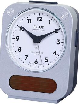 FILIUS zeitdesign Funkwecker Solar, Beleuchtung, Made in Germany, Schlafzimmer
