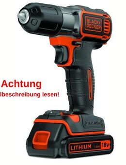 Black Decker 18 V/ 1,5 Ah Li-Ion Akku-Bohrschrauber #E352 - Birkenfeld (Baden-Württemberg)