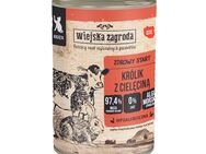 Wiejska Zagroda Cat 6 x 400 g - Kitten Kaninchen mit Kalbfleisch