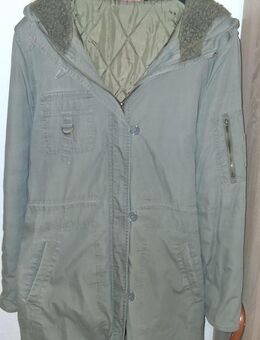 Damen Winterparka/ Mantel/Jacke mit Kapuze Gr. 40 Khaki gefüttert - Görlitz