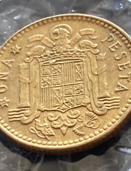 Münze Münzen Umlaufmünze Spanien 1 Peseta 1975 im Stern 77 - Alzey