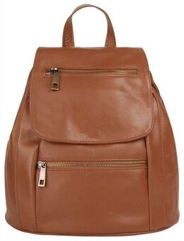 Samantha Look Cityrucksack, echt Leder, Made in Italy