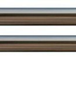 indeko Gardinenstange Calais, Ø 20 mm, 2-läufig, Wunschmaßlänge, verschraubt, Komplett-Set inkl. Montagematerial