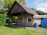 IMMOBERLIN.DE - Interessantes Haus mit Ausbaupotential & Nebengebäuden auf teilbarem Grundstück in Seenähe - Torgau
