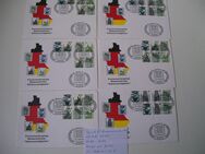 Briefmarken Bund, Zusammendrucke, W79-W94 kompl,. auf Brief - Erftstadt