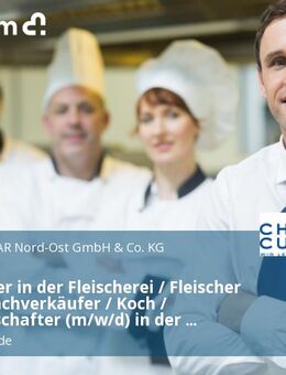 Mitarbeiter in der Fleischerei / Fleischer / Fleischfachverkäufer / Koch / Hauswirtschafter (m/w/d) in der Fleischerei - Ludwigsfelde