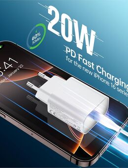 20W USB C Adapter USB-C Stecker Netzteil Power Ladegerät NEU TOP - Berlin Neukölln