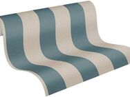 A.S. Création Vliestapete Natural Living Streifentapete, leicht strukturiert, gemustert, matt, neutral, (1 St), Landhaus gestreift PVC-Frei ressourcenschonend skandinavisch