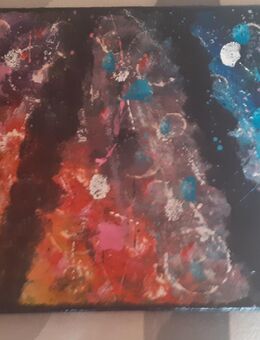 Selbstgemachtes Acrylbild ( Leinwand ), Abstraktep Kunst - Lage (Nordrhein-Westfalen)