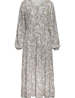 Vivance Maxikleid mit Alloverprint und Volants, langärmlig, Druckkleid, casual-chic