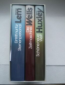 Die Zeitmaschine-Schöne neue Welt-Eintritt nur für Sternenpersonal,Wells/Huxley/Lem,Bücherbund - Linnich