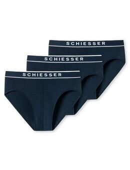 Schiesser Rioslip 95/5 (3er-Pack) mit sportlichem Webgummibund mit kontraststarken SCHIESSER-Logo