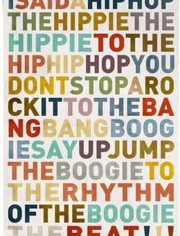 Reinders! Poster Poster I said a HipHop Farbig - Hip-Hop - Songtext - Musik, Musiker (1 St)