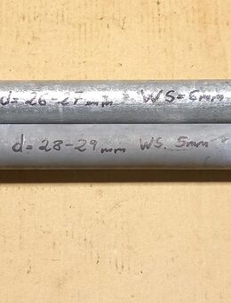 2 Starkwandige Rundrohre verzinkt - Büdingen