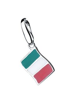 GIORGIO MARTELLO MILANO Charm-Einhänger Flagge Italien, Silber 925