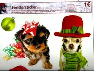 Advent+Nikolaus+Weihnachten !!! weihnachtliche Hunde-Fenstersticker + Fensterbilder !!! - Pirna