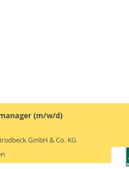 Stoffstrommanager (m/w/d) - Metzingen
