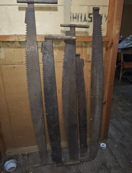 Antike Zweimannsägen / Trummsägen – Deko / Sammlerstücke - Itzehoe