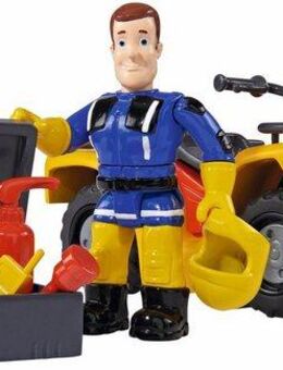 SIMBA Spielzeug-Auto Feuerwehrmann Sam, Quad Mercury mit Figur