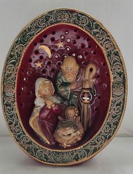 Weihnachts-Darstellung in Keramik-Ausführung, neu, 25 cm hoch - Simbach (Inn) Zentrum