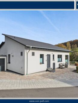 Modernes Wohnen auf einer Ebene! Neuwertiger Bungalow auf sonnigem Eckgrundstück! - Oberwiesen