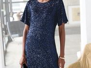 LASCANA Paillettenkleid, festlich, Glitzerkleid mit kurzen Ärmeln