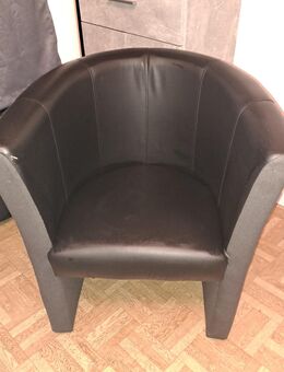 Sessel Cocktailsessl Leder schwarz - Frankenthal (Pfalz) Zentrum