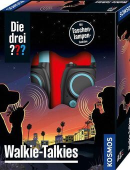 Kosmos Walkie Talkie Die drei ???, (2-St), mit Taschenlampen-Funktion