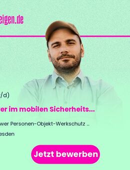 Fahrer (m/w/d) im mobilen Sicherheitsdienst - Dresden
