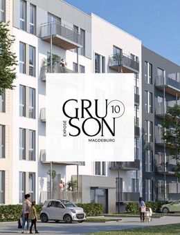 Erstbezug nach Sanierung - Attraktive 3-Zimmer-Whg. mit Parkett, Balkon, EBK u. Fußbodenheizung - Magdeburg