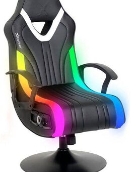 X Rocker Gaming-Stuhl Fury RGB 2.1 Gaming Sessel mit RGB Beleuchtung & 2.1 Soundsystem