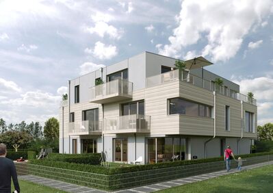 Neubau! 2-Zimmer-Wohnung ca. 56 m² im 1. Obergeschoss in Gartenstadt-Trudering