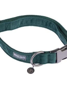 Nomad Tales Blush Halsband, emerald - Größe XS: 24 - 36 cm Halsumfang, 10 mm breit