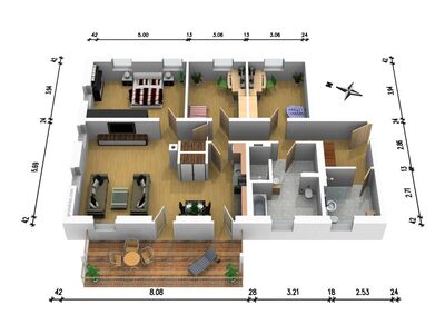 Neubau + Erstbezug Schöne 4 Raumwohnung zu vermieten