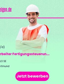 Mitarbeiter Fertigungssteuerung (w/m/d) - Dortmund