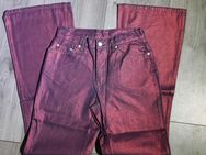 Vintage Jeans mit Schlag rot met. - Espenau